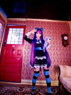 Stocking (Panty & Stocking) cosplay by Kuuya!_303