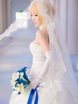 Saber型月10周年婚纱COS_Saber型月10周年婚纱 (13)