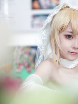 Saber型月10周年婚纱COS_saber型月十周年婚纱 (5)