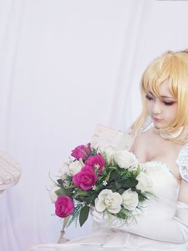 Saber型月10周年婚纱COS_saber型月十周年婚纱 (6)