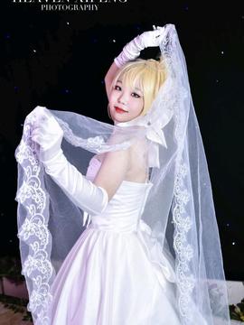 Saber型月10周年婚纱COS_saber正片 (8)