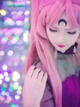 《美少女战士》小小兔化身御姐 C O S P L A Y_美少女战士黑暗淑女=黑化小小兔 (6)