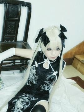 《缘之空》穹妹旗袍COSPLAY_＃cos正片＃春日野穹 (1)