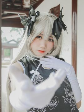 《缘之空》穹妹旗袍COSPLAY_＃cos正片＃春日野穹 (6)