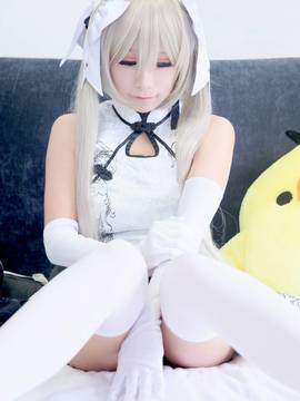 《缘之空》穹妹旗袍COSPLAY_缘之空白旗袍穹 (6)