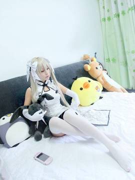 《缘之空》穹妹旗袍COSPLAY_缘之空白旗袍穹 (13)