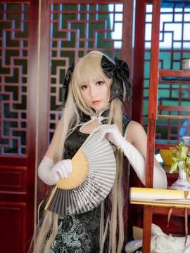 《缘之空》穹妹旗袍COSPLAY_缘之空白旗袍穹 (22)
