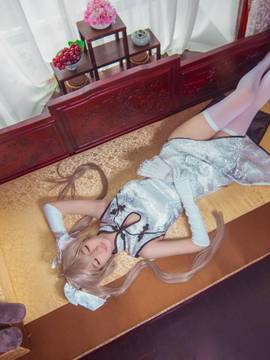 《缘之空》穹妹旗袍COSPLAY_我抓住你的心了吗 (1)