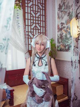《缘之空》穹妹旗袍COSPLAY_我抓住你的心了吗 (4)