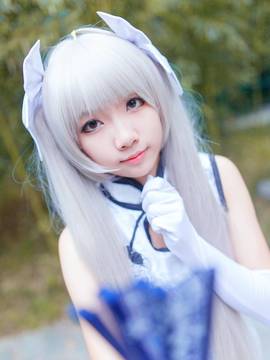 《缘之空》穹妹旗袍COSPLAY_缘之空❤春日野穹旗袍ver (1)