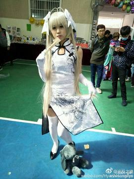 《缘之空》穹妹旗袍COSPLAY_揭阳fs场照 (9)
