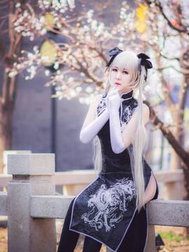 《缘之空》穹妹旗袍COSPLAY_穹妹旗袍的场照~ (10)