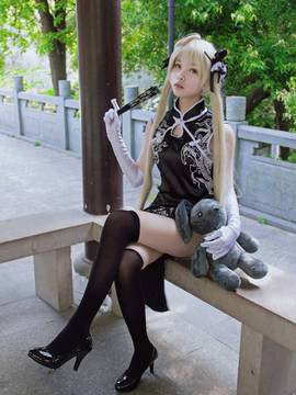《缘之空》穹妹旗袍COSPLAY_穹妹旗袍的场照~ (37)