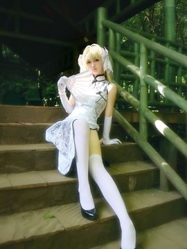 《缘之空》穹妹旗袍COSPLAY_缘之空 春日野穹 (6)