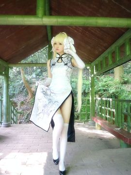 《缘之空》穹妹旗袍COSPLAY_缘之空 春日野穹 (5)