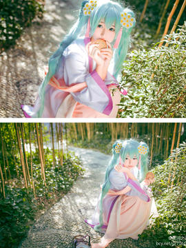 《VOCALOID》初音未来中秋明月C O S P L A Y_中秋~miku (8)