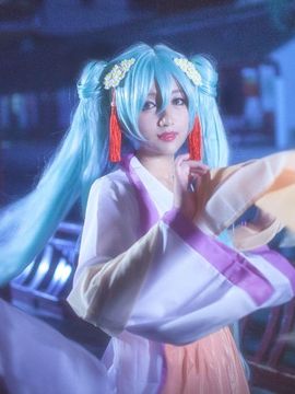 《VOCALOID》初音未来中秋明月C O S P L A Y_【中秋初音】今夜月明 (6)
