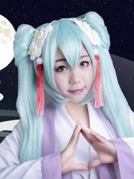 《VOCALOID》初音未来中秋明月C O S P L A Y_中秋明月miku (3)