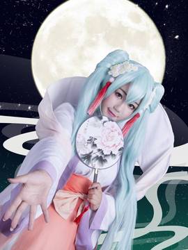 《VOCALOID》初音未来中秋明月C O S P L A Y_中秋明月miku (4)