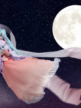 《VOCALOID》初音未来中秋明月C O S P L A Y_中秋明月miku (5)