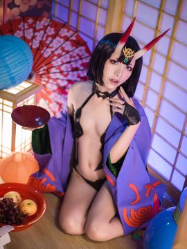 《Fate Grand Ordert》千红万紫・神力鬼毒酒吞童子 C O S P L A Y_fgo--酒吞童子 (2)