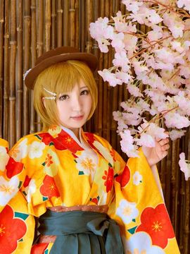 《LoveLive!》大正未觉醒花阳 C O S P L A Y_大正未觉醒花阳 C O S (4)