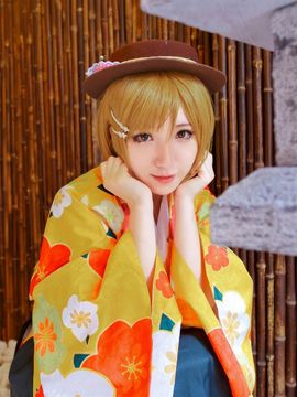 《LoveLive!》大正未觉醒花阳 C O S P L A Y_大正未觉醒花阳 C O S (5)