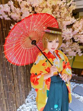 《LoveLive!》大正未觉醒花阳 C O S P L A Y_大正未觉醒花阳 C O S (6)