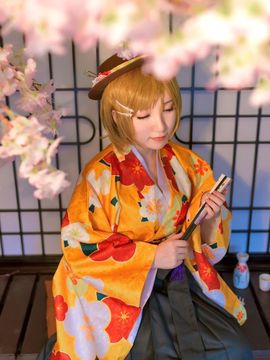 《LoveLive!》大正未觉醒花阳 C O S P L A Y_大正未觉醒花阳 C O S (13)