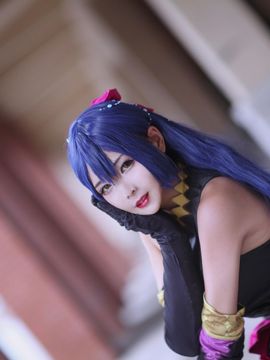 《LoveLive!》园田海未黑色晚礼服 C O S P L A Y_园田海未黑色晚礼服 C O S (7)