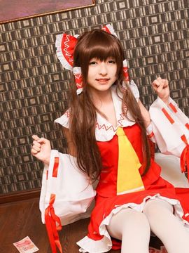 【MAFUYU系列】蘿莉神楽板 真冬 COS Reimu貓娘_025