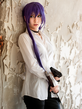 Highschool of the dead - Busujima Saeko by YukiRichan_029