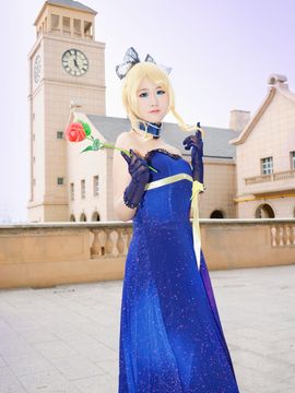 《Love Live!》绚濑绘理的生日宴会礼服C O S P L A Y_「呐，你也来给绘里庆生吧~」绘里同人生日礼服 (9)