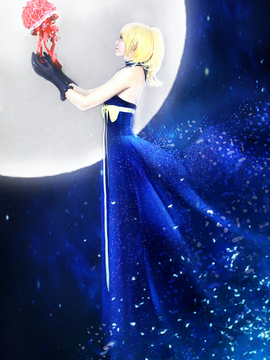 《Love Live!》绚濑绘理的生日宴会礼服C O S P L A Y_民那桑~生日的时候，一定要开心哦！ (2)