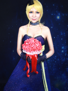 《Love Live!》绚濑绘理的生日宴会礼服C O S P L A Y_民那桑~生日的时候，一定要开心哦！ (7)