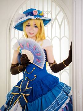 《LoveLive!》希绘一起参加舞会吧 C O S P L A Y_绘里舞会觉醒 (1)