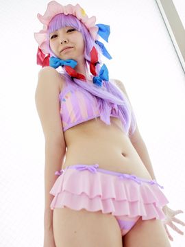 [あかだまやっきょく] 東方司書レイヤーさんと中出し例大祭！②水着姿の司書さんと個人撮影で生ハメしちゃいました！_017