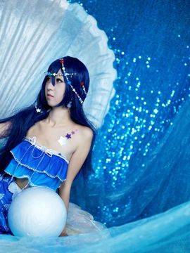 《LoveLive!》园田海未人鱼的世界觉醒 C O S P L A Y_园田海未人鱼的世界觉醒 C O S (1)