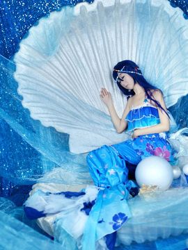 《LoveLive!》园田海未人鱼的世界觉醒 C O S P L A Y_园田海未人鱼的世界觉醒 C O S (4)