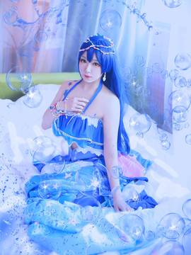 《LoveLive!》园田海未人鱼的世界觉醒 C O S P L A Y_噔噔蹬蹬～大家期待的小人鱼海新鲜出炉啦～ (2)