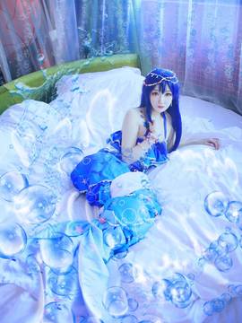 《LoveLive!》园田海未人鱼的世界觉醒 C O S P L A Y_噔噔蹬蹬～大家期待的小人鱼海新鲜出炉啦～ (6)