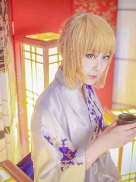 《Fate Stay Night》凛＆saber和服 C O S P L A Y_凛＆saber和服 C O S (1)