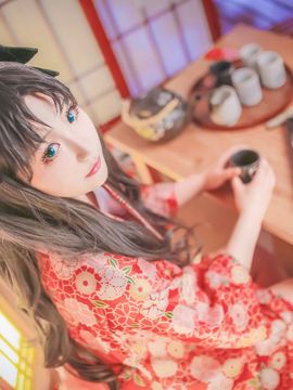 《Fate Stay Night》凛＆saber和服 C O S P L A Y_凛＆saber和服 C O S (5)