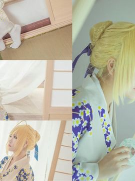 《Fate Stay Night》凛＆saber和服 C O S P L A Y_Fatestay night Saber (6)