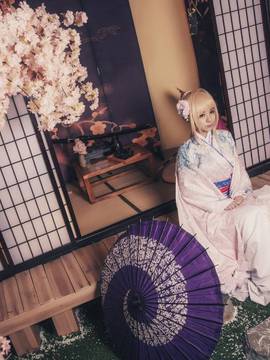 《Fate Stay Night》凛＆saber和服 C O S P L A Y_saber和服 (1)