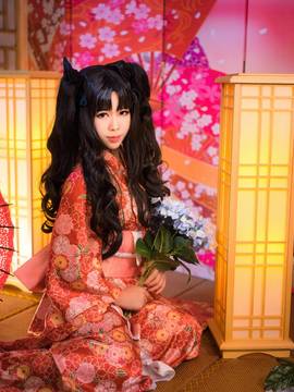 《Fate Stay Night》凛＆saber和服 C O S P L A Y_0203生日快乐！ (2)