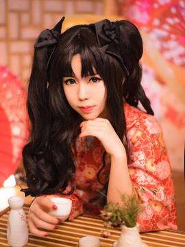 《Fate Stay Night》凛＆saber和服 C O S P L A Y_0203生日快乐！ (3)