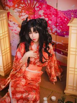 《Fate Stay Night》凛＆saber和服 C O S P L A Y_0203生日快乐！ (5)
