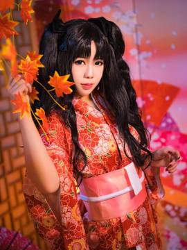 《Fate Stay Night》凛＆saber和服 C O S P L A Y_0203生日快乐！ (7)