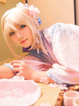 《Fate Stay Night》凛＆saber和服 C O S P L A Y_吾王saber (8)